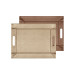 Plateau Bicolore 55 x 41 cm Champagne/Bronze, N2J