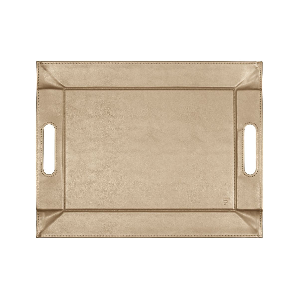 Plateau Bicolore 55 x 41 cm Champagne/Bronze, N2J