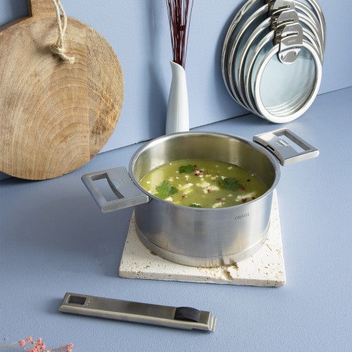 Casserole Inox 14cm, Strate Amovible, CRISTEL