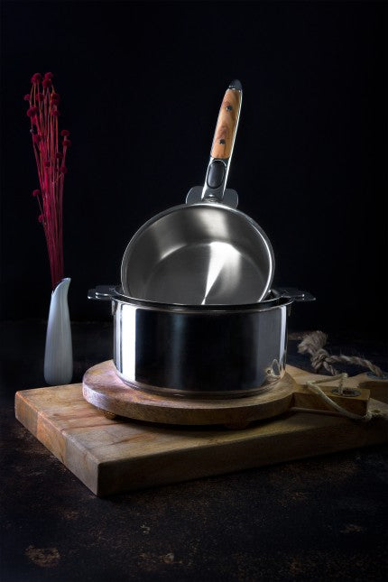 Poignée, Zentih 03 Bois d'Olivier, cristel