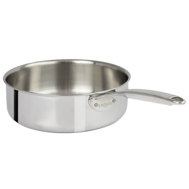 Sauteuse inox 24cm Ultraply, Castel Pro, Cristel