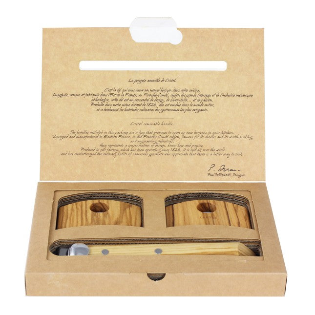 Anse amovible, Casteline Bois d'Olivier, Cristel