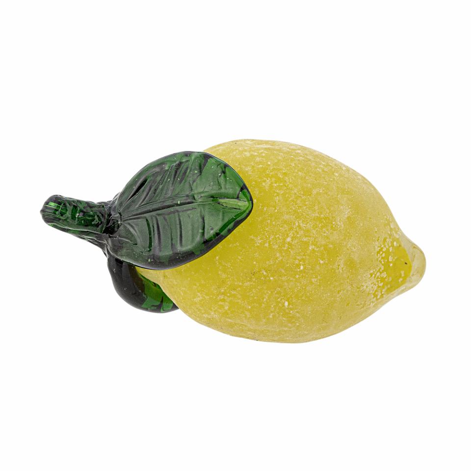 Citron Décoratif en Verre, Limone, Bloomingville