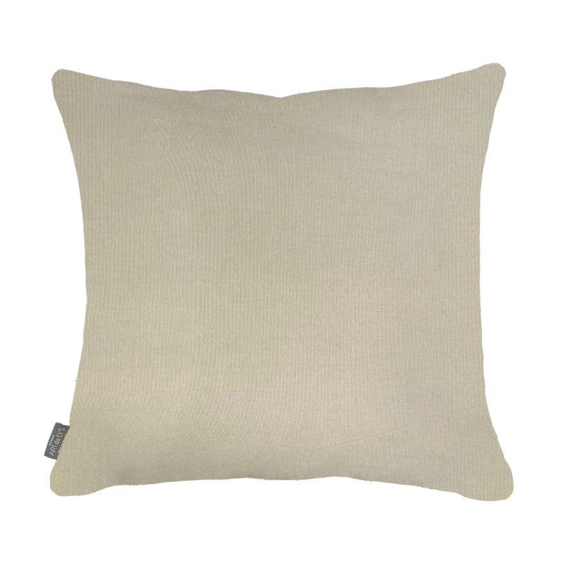 Housse de Coussin 48x48cm, Deux Ombelles Roses Fond Blanc, ART DE LYS