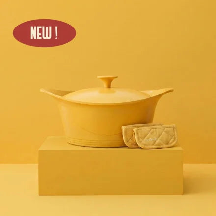 Cocotte l'Incroyable 24 cm Jaune, Cookut