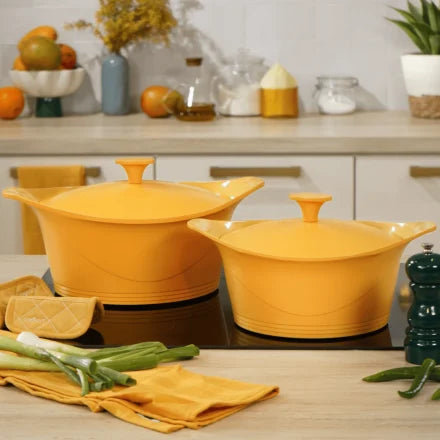 Cocotte l'Incroyable 24 cm Jaune, Cookut
