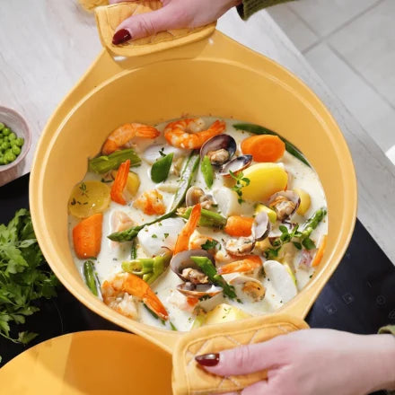 Cocotte l'Incroyable 24 cm Jaune, Cookut