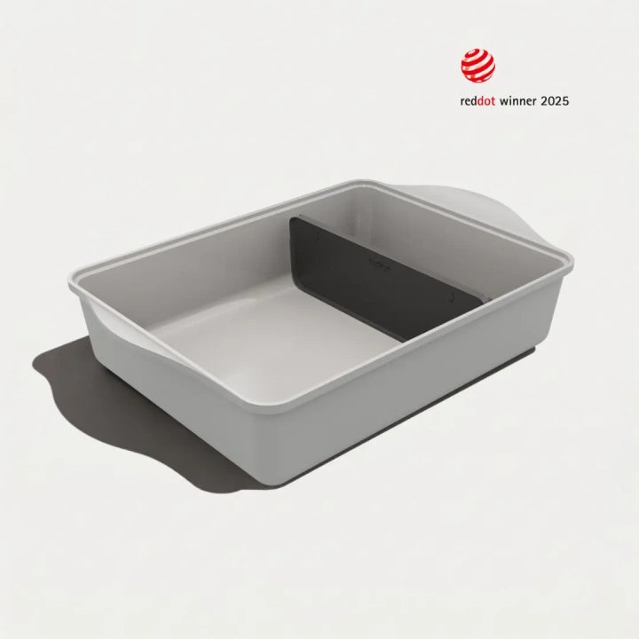 Plat au Four Gris perle 43x27x10 cm , Cookut