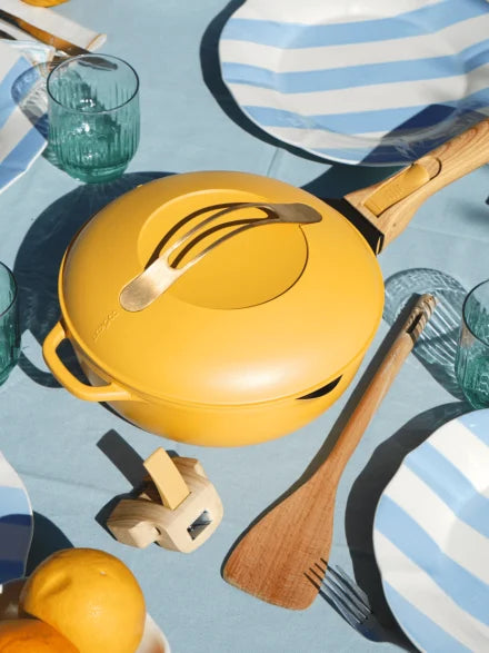 Poêle La Fabuleuse 28 cm Jaune, Cookut