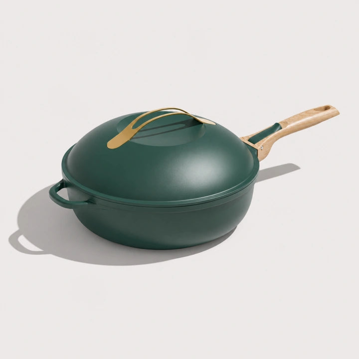 Poêle La Fabuleuse 24 cm Vert Canopee, Cookut