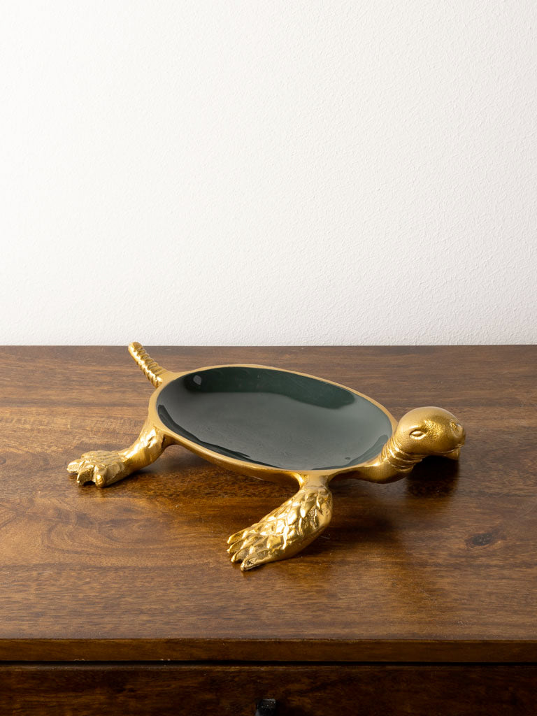 Vide Poche Laqué Vert, Tortue, Chehoma