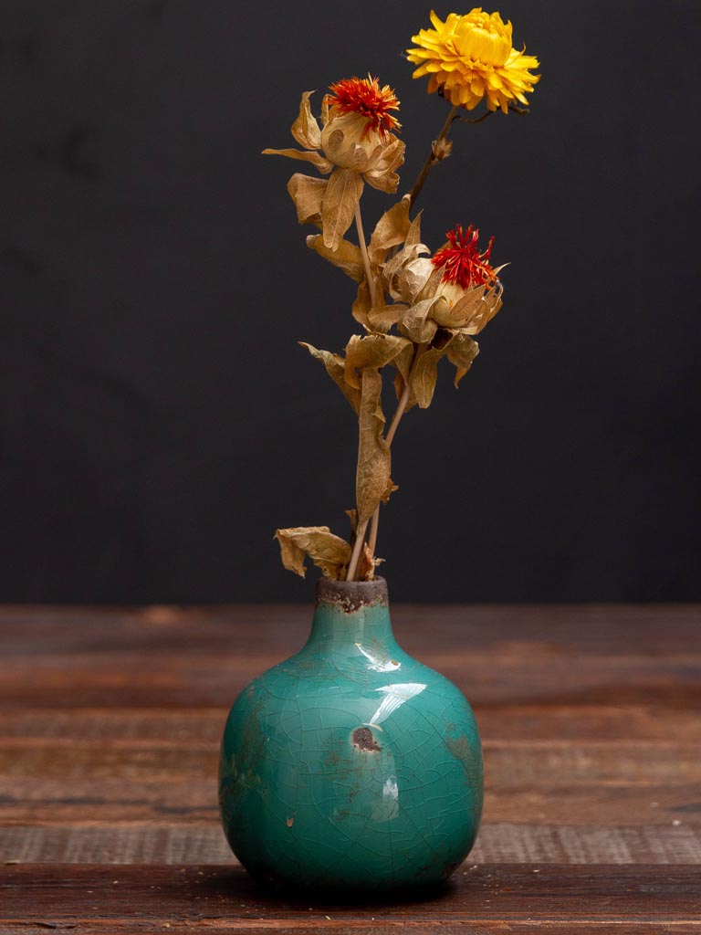 Vase PM 9 cm Vert d'Eau, Chehoma