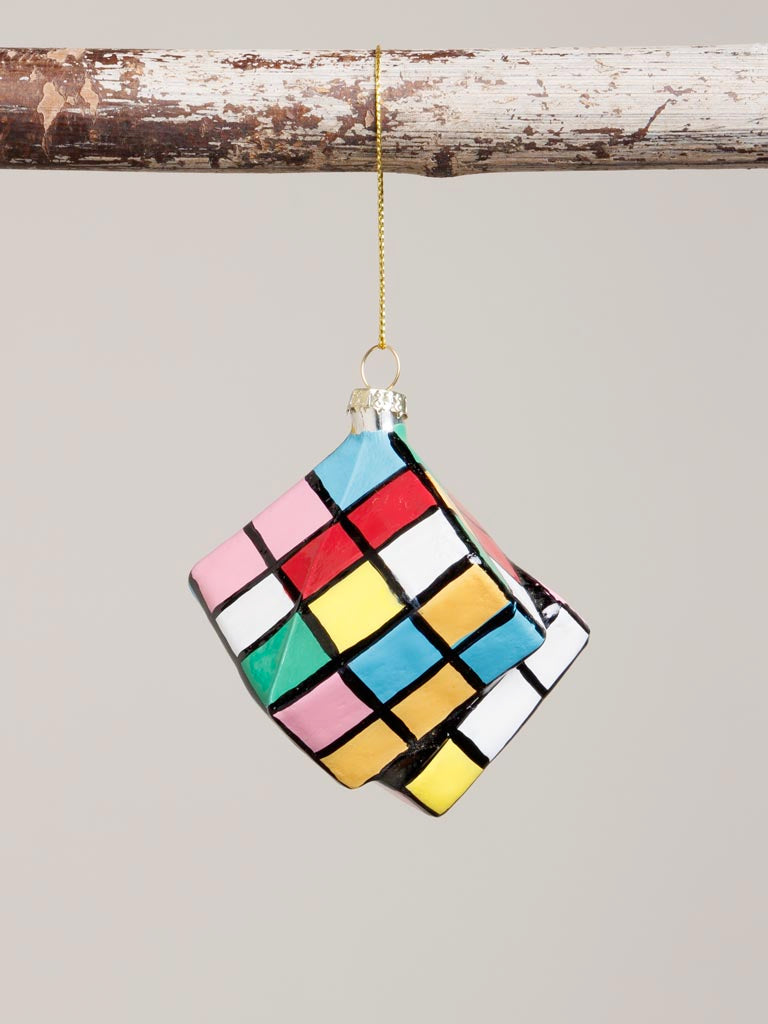 Suspension Verre, BN Rubik's Cube, Chehoma