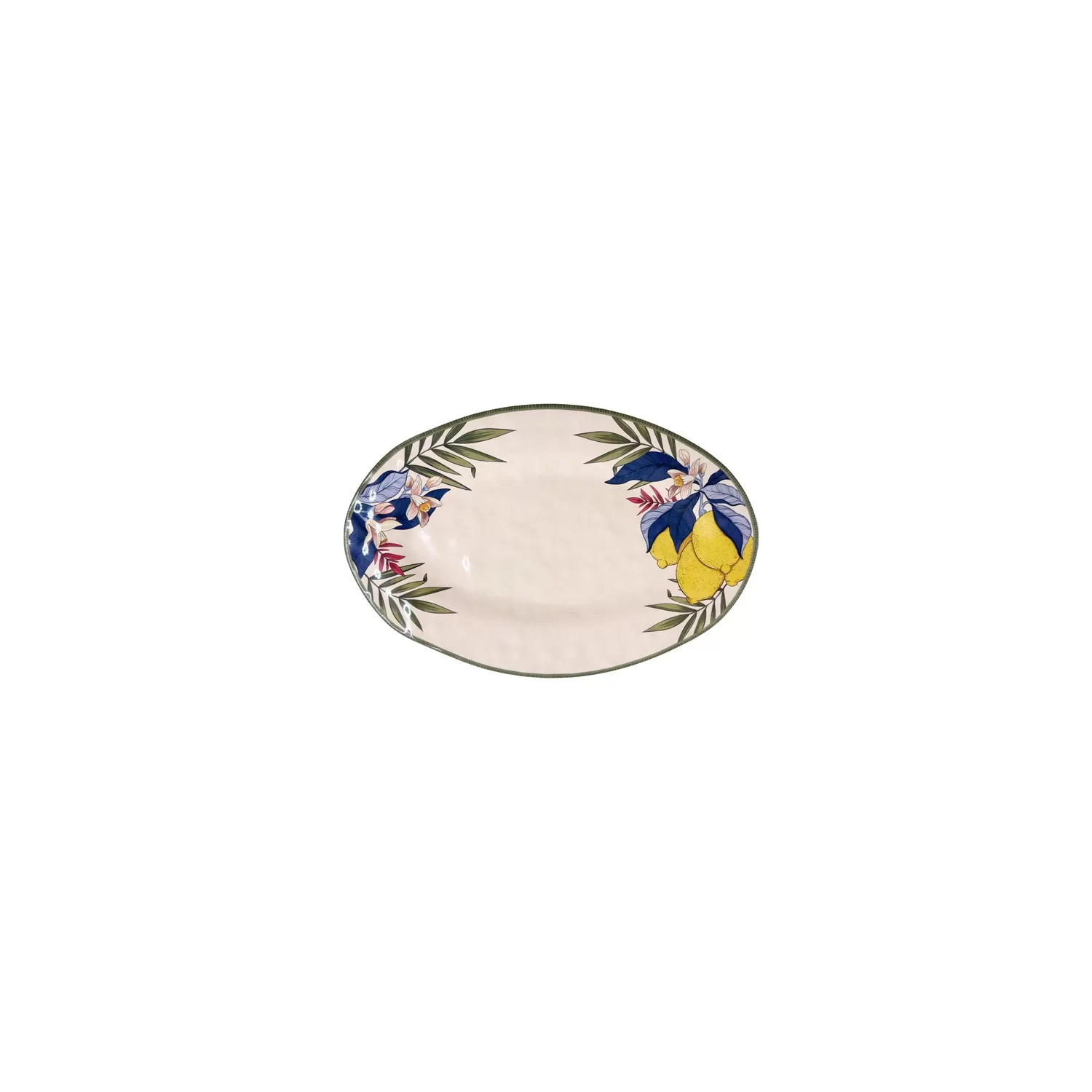 Plat Ovale  45x30cm Limu, Rose & Tulipani, MEYHUI