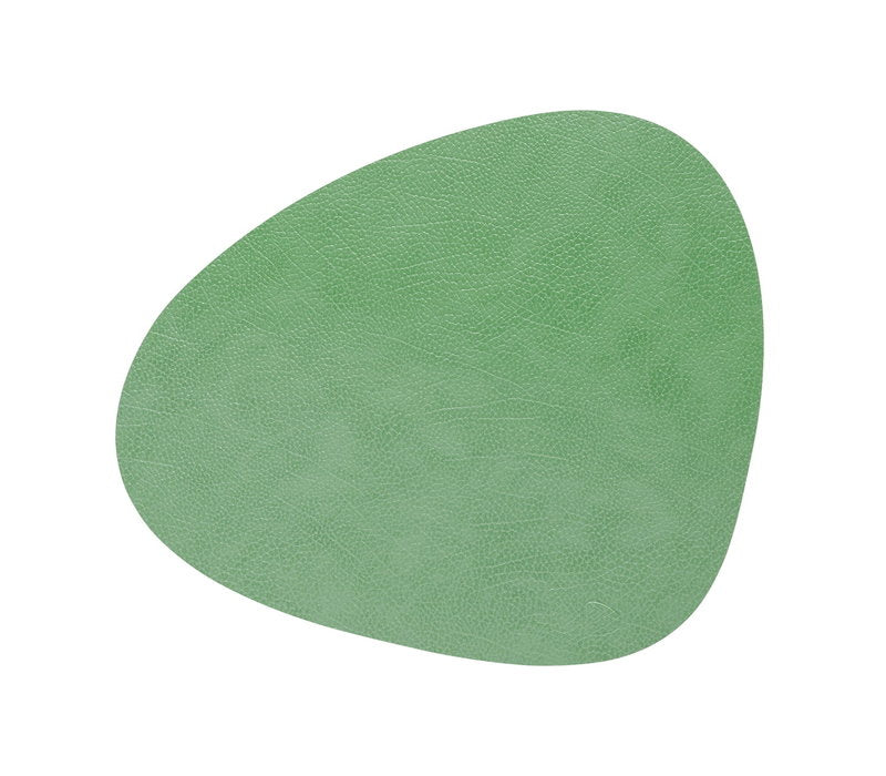 Set de table forme Curve L Hippo, Forest Green, Linddna