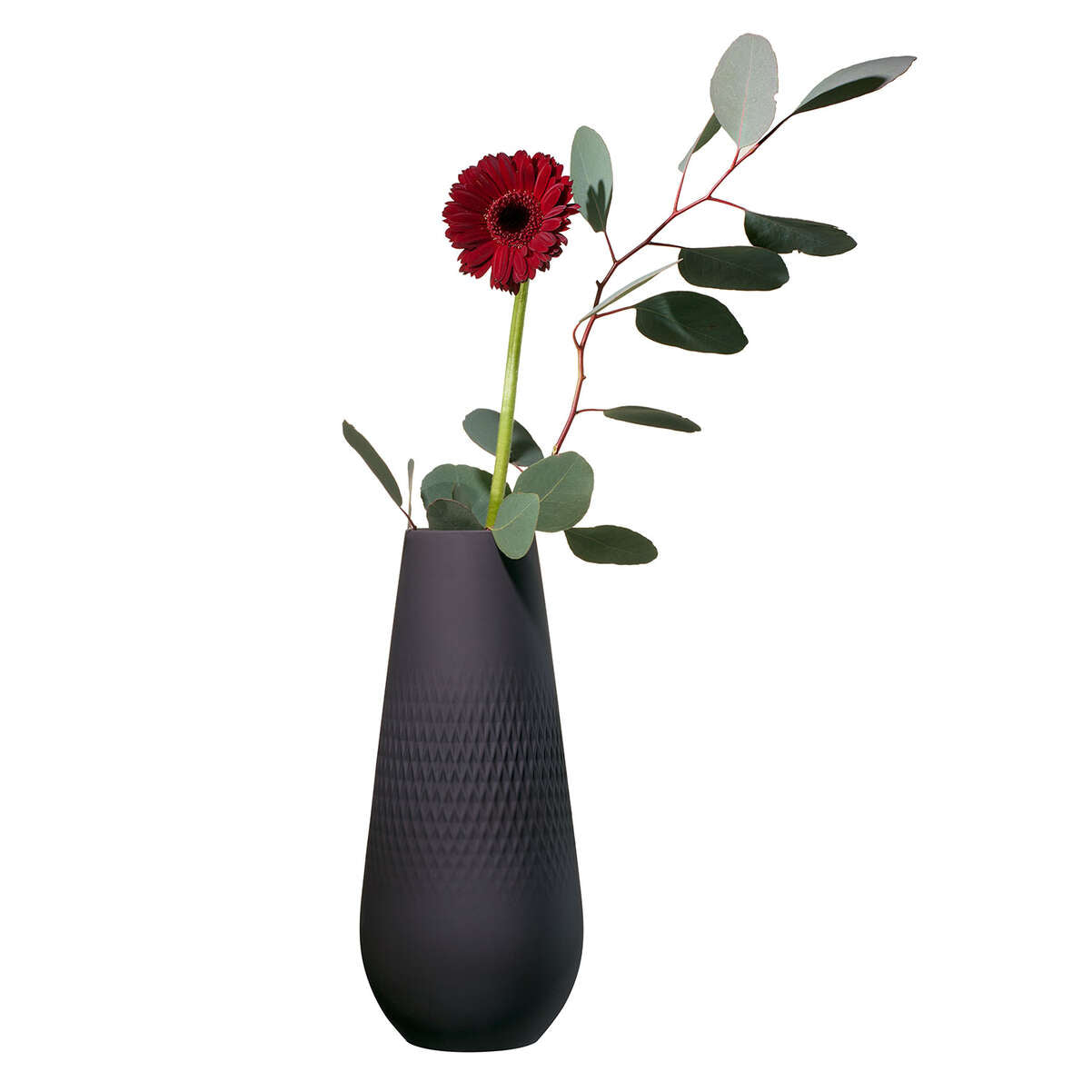 Vase Haut Manufacture Collier Noir, Villeroy & Boch