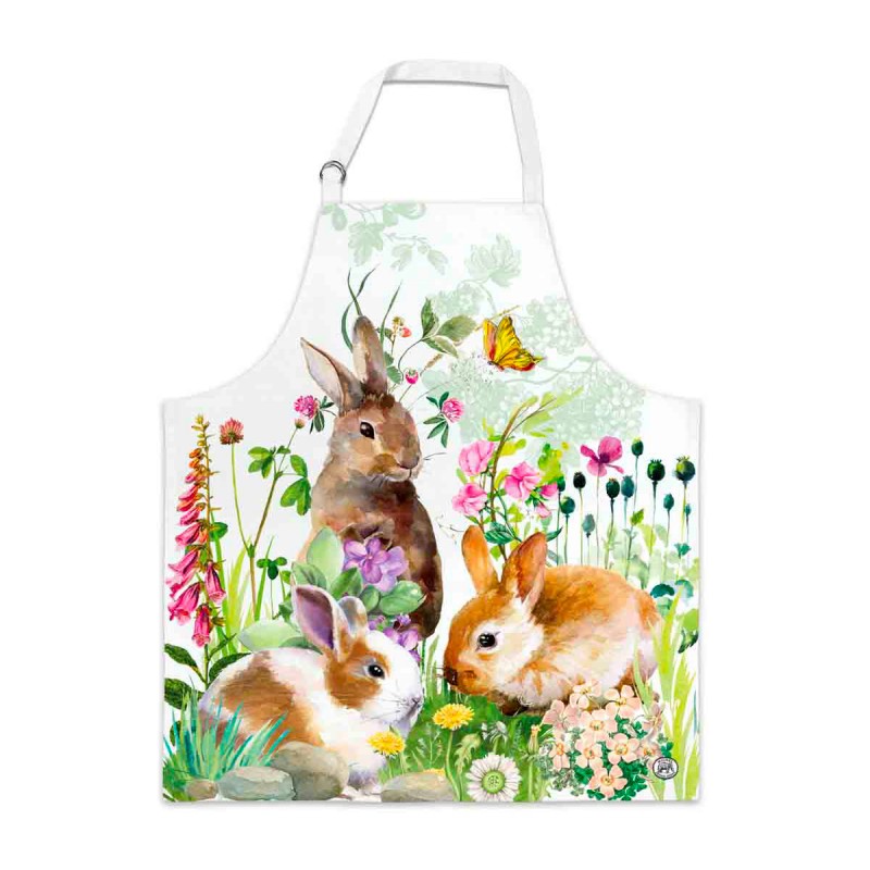 Tablier 100% coton ajustable, Bunny Meadow, Royal Garden