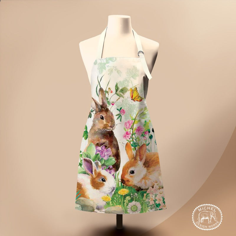 Tablier 100% coton ajustable, Bunny Meadow, Royal Garden