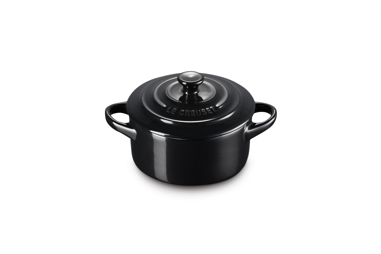 Mini cocotte 10cm, Noir, Le Creuset