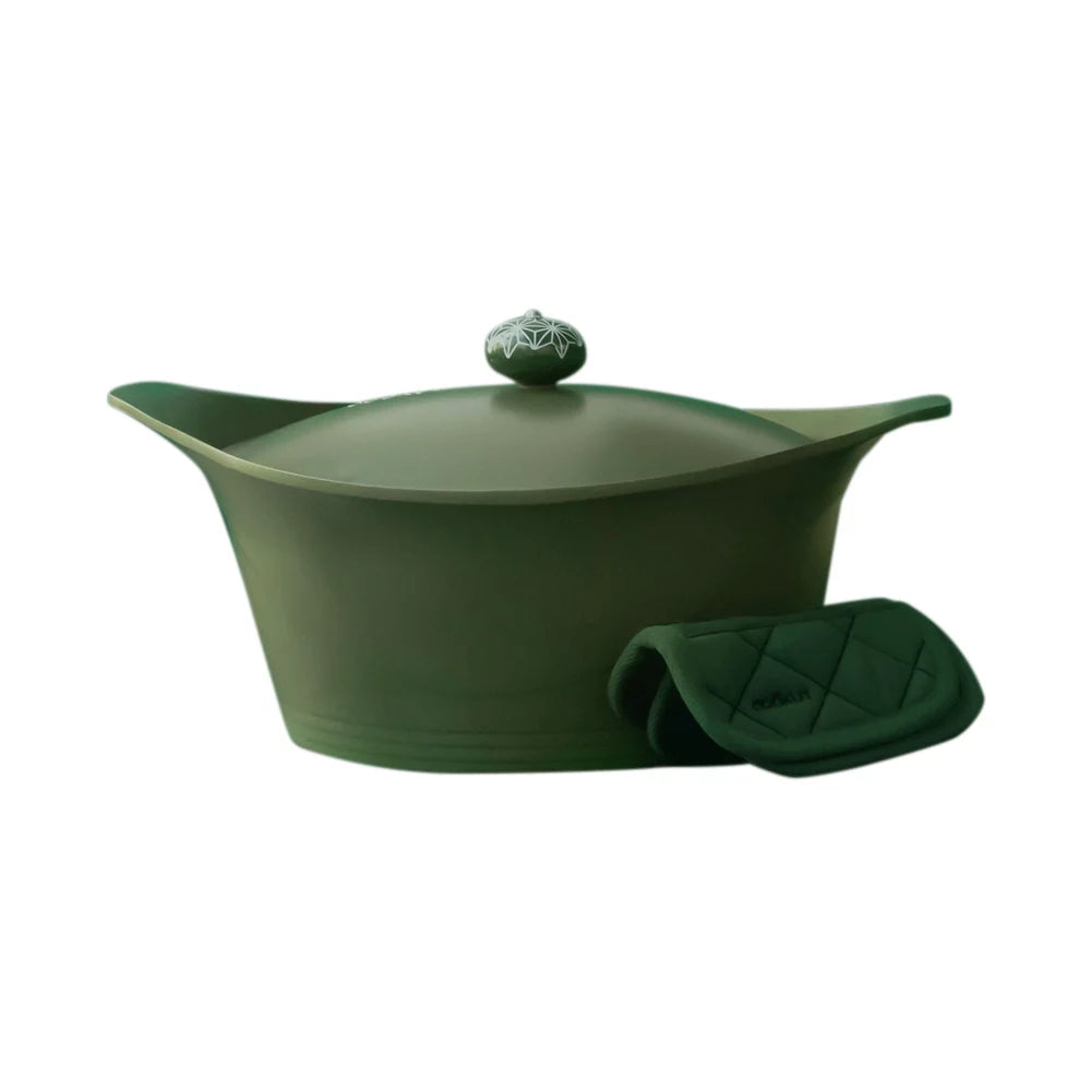 Cocotte Ovale 33 cm Fougère 9L., Cookut