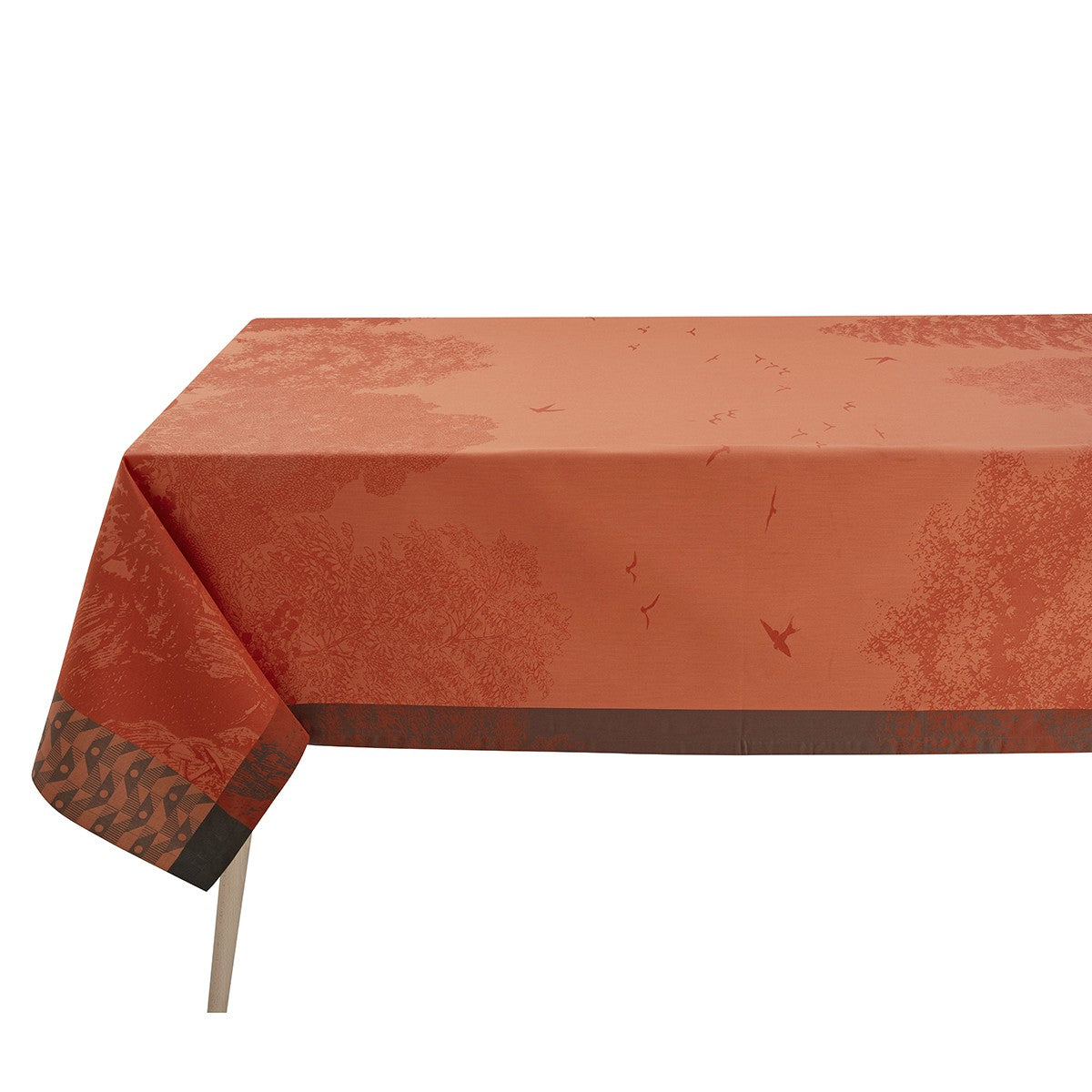 Nappe 175x250cm, Forêt Enchantée Automne, Le Jacquard Français