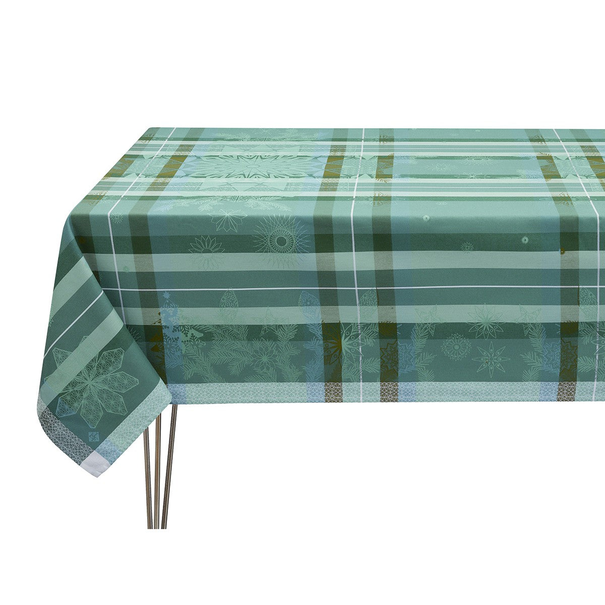 Nappe 175x320cm, Hiver En Ecosse Land, Le Jacquard Français