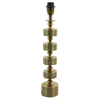 Pied de lampe Gody Bronze et abat-jour Amazone Vert