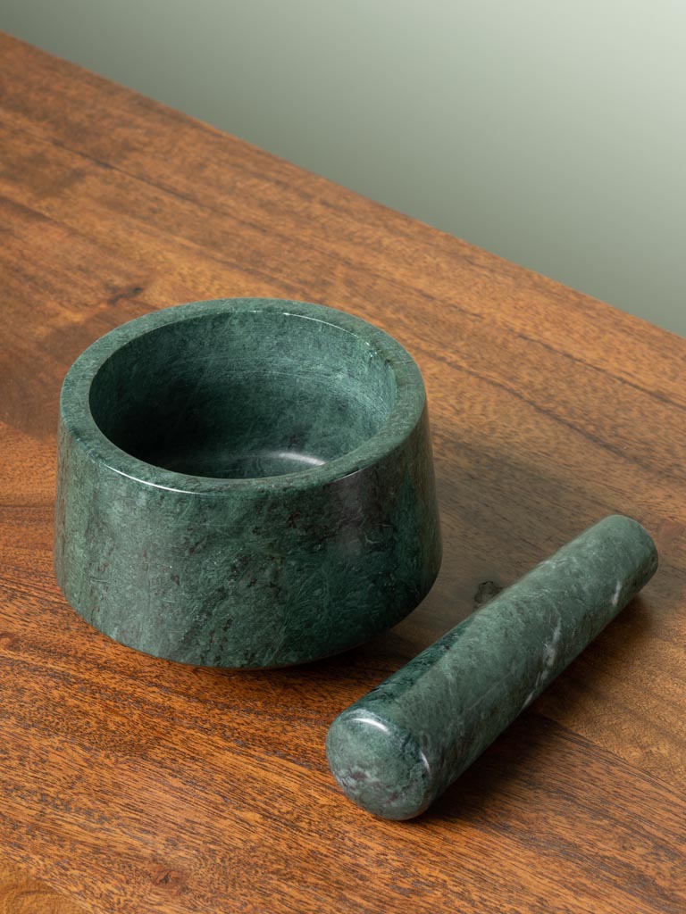 Mortier et Pilon, Marbre Vert, Chehoma