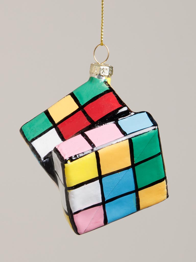 Suspension Verre, BN Rubik's Cube, Chehoma