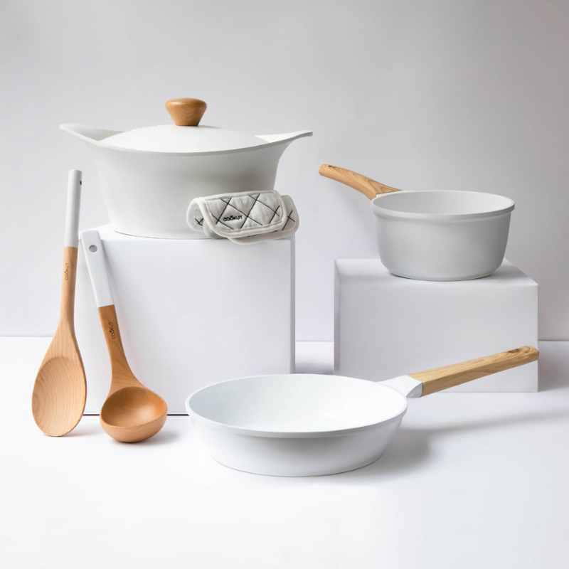 Cocotte Ronde 24 cm Blanche 4.5 L., Cookut