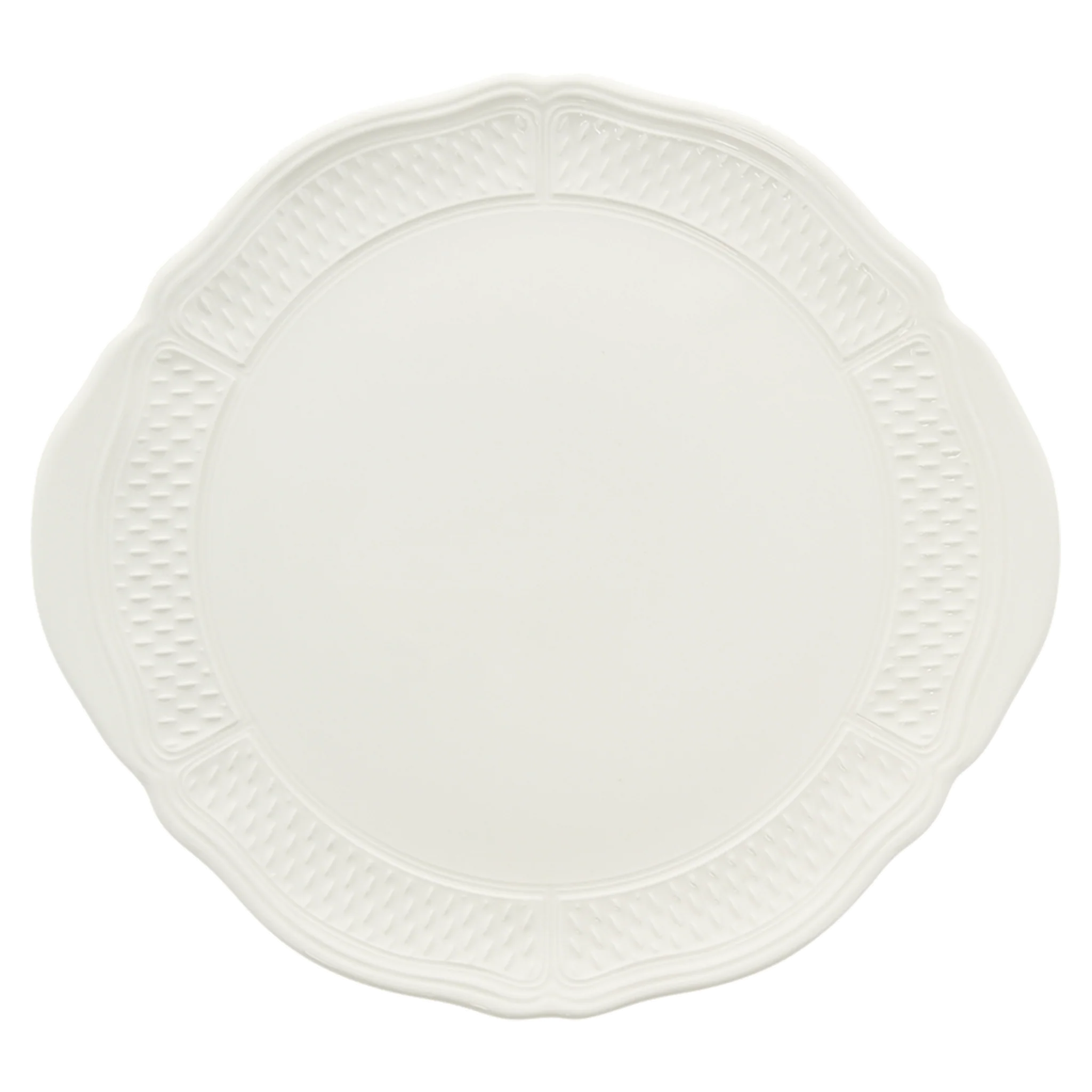 Plat à gâteaux, Pont aux choux Blanc, Gien