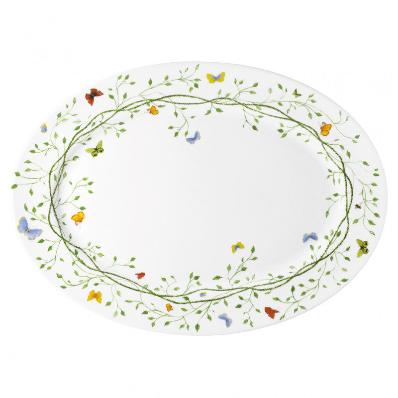 Plat ovale 41cm, Histoire Naturelle, Raynaud