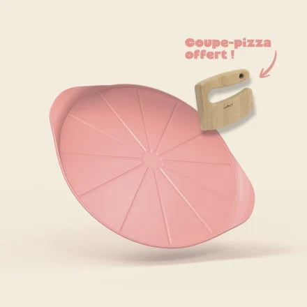 Plat à Pizza 33 cm Rose, Cookut