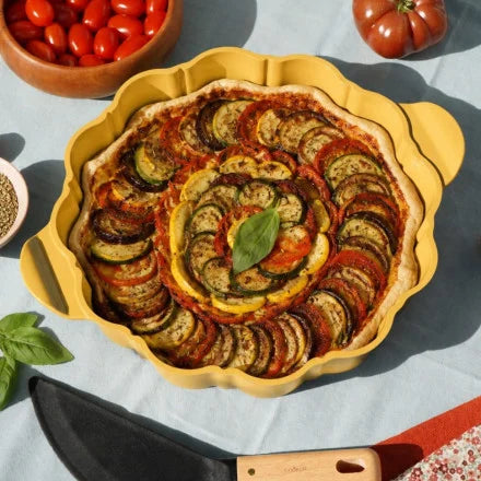 Moule à Tarte 29 cm Jaune, Cookut