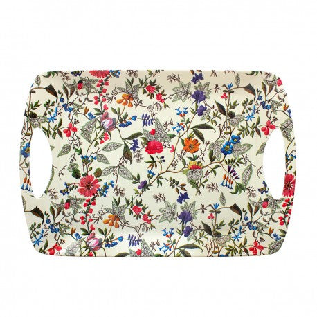 Plateau rectangulaire grand modèle en mélamine - W.Kilburn*