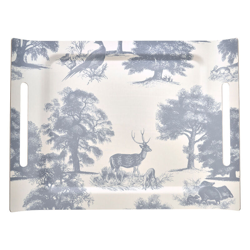 Plateau 58x42cm, Souveraine Argent, Le Jacquard Français