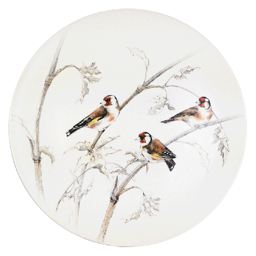 Plat à gâteaux, Oiseaux de la Forêt, Gien