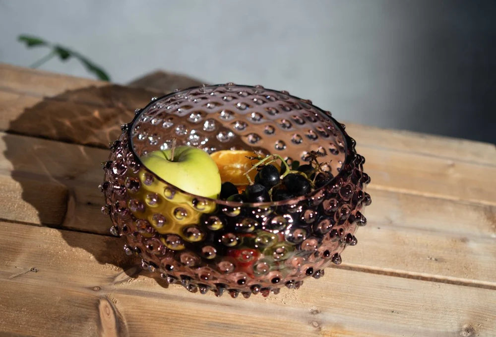 Saladier Rond 23cm, Ananas Améthyste, Markhbein Kibic