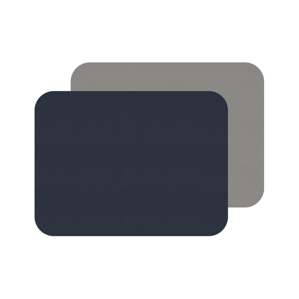 Set de 2 sets de table - 40 x 30 cm Bleu Marine / Gris , N2J