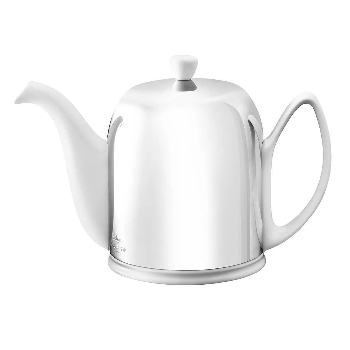 Théière 8 tasses, Blanc Miroir, Salam Classique