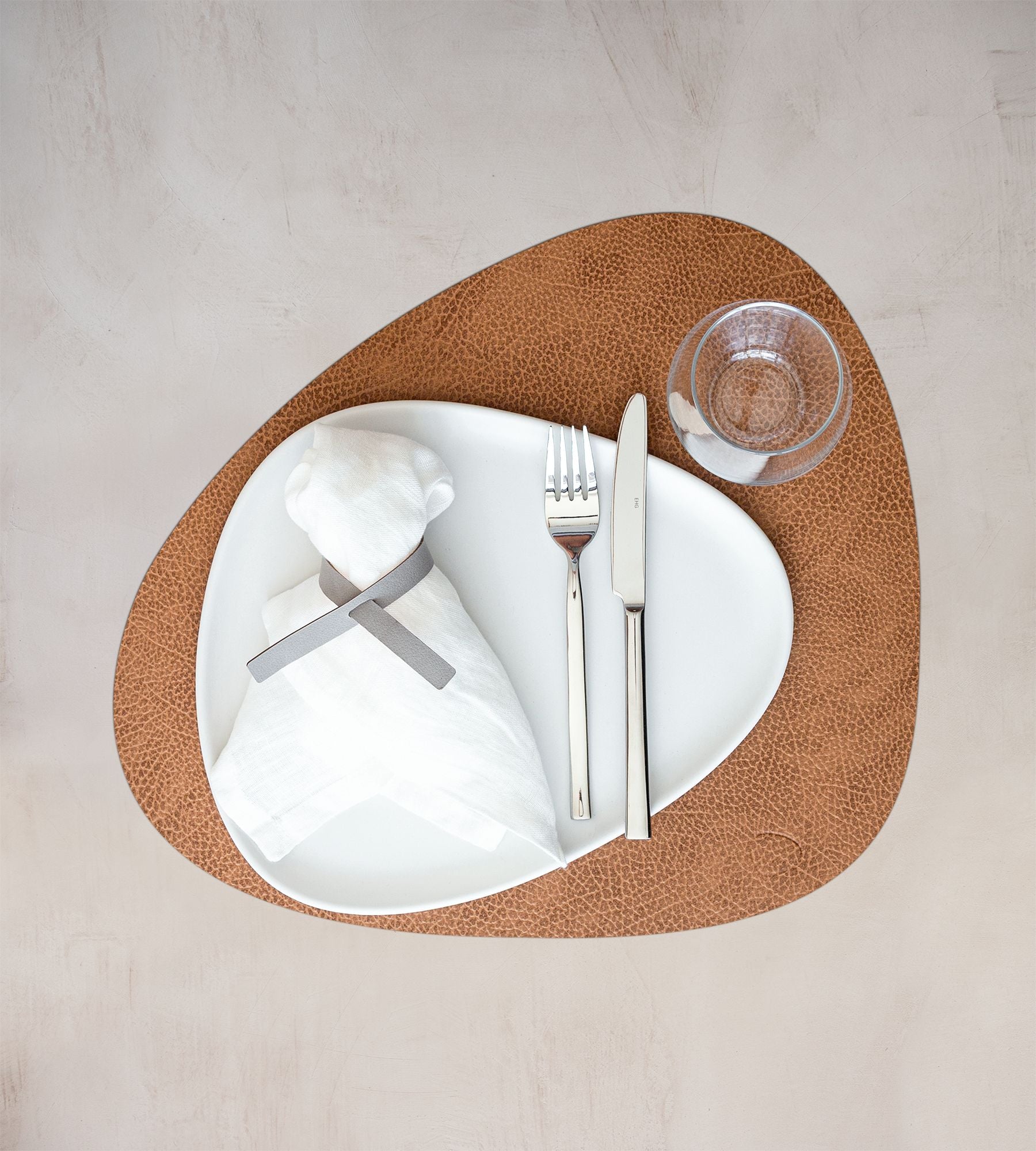 Set de table forme Curve L Hippo, Nature, Linddna