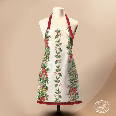 Tablier 100% coton ajustable - Holiday Garland*