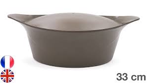 Cocotte Ovale 33 cm Moka 9L., Cookut
