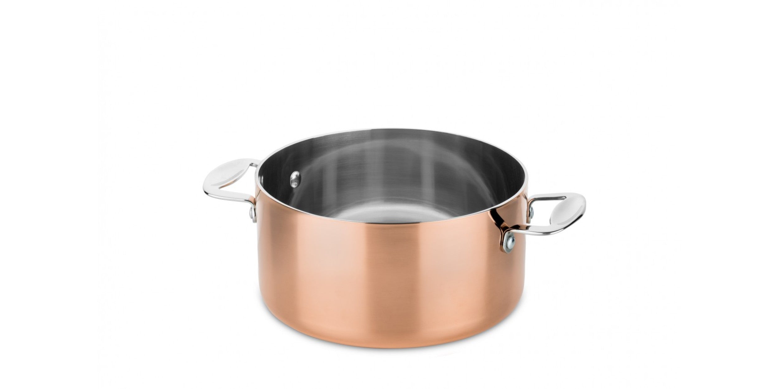 CASSEROLE EN CUIVRE AVEC COUVERCLE 20CM, TOSCANA, MEPRA