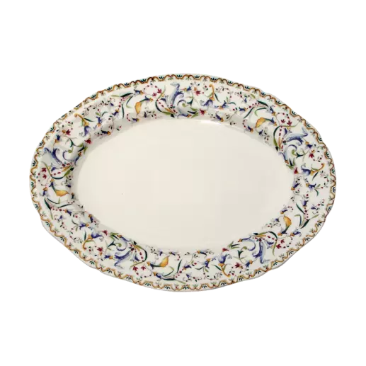 Plat ovale 34,5cm, Toscana, Gien