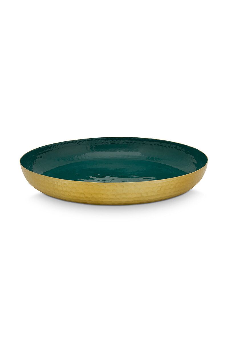 Plateau 50cm, Enamelled Dark Green, Pip Studio