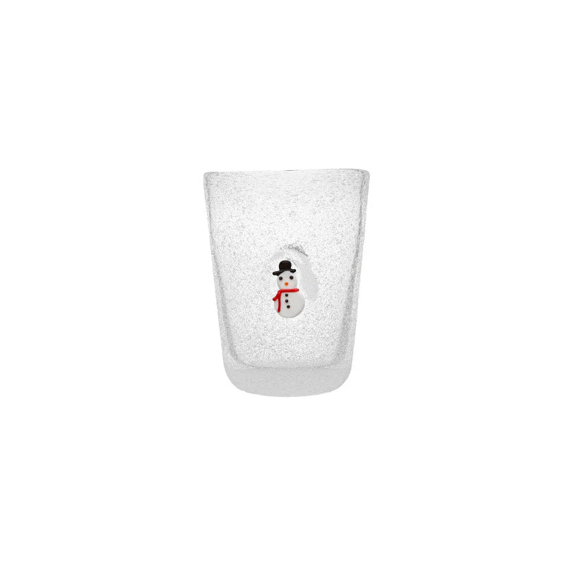 Gobelet Bonhomme de Neige Xmas Glass, Serafino zani