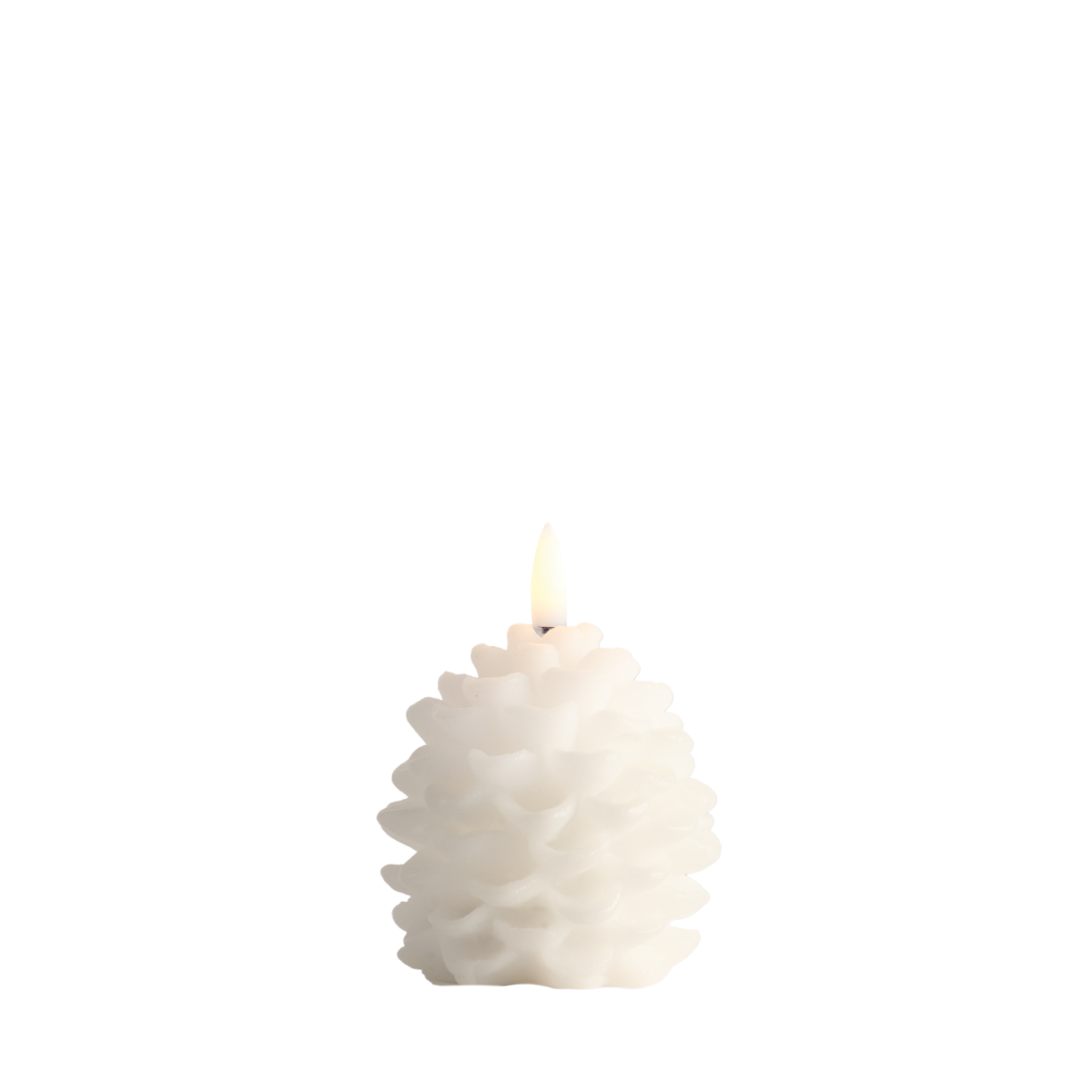 Bougie Pomme de Pin White 7 cm, Uyuni