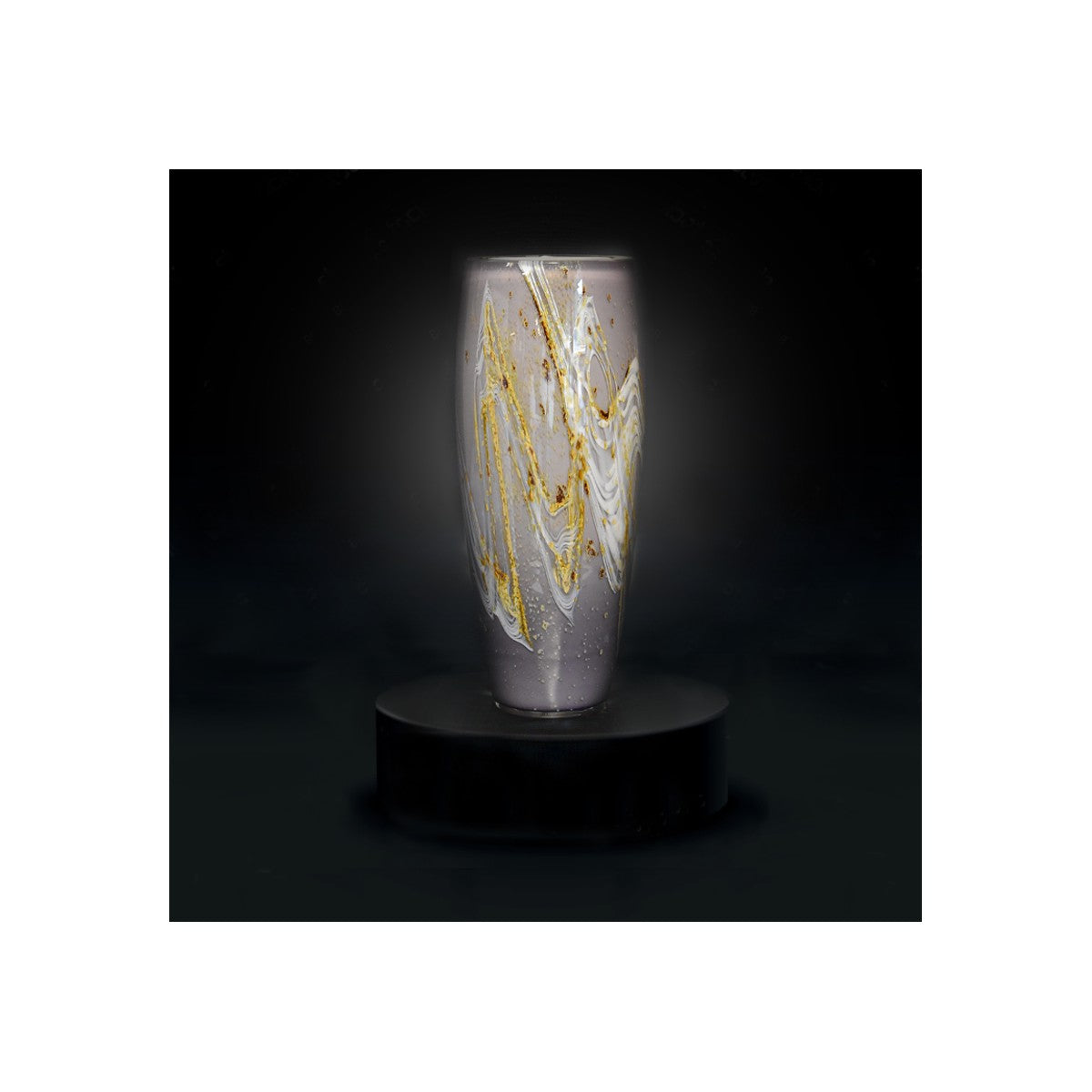 Vase Phaedra 30cm, Millenium Améthyste, Val-Saint-Lambert