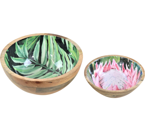 Set of 2 salad bowls, Flora, Hoff Interieur